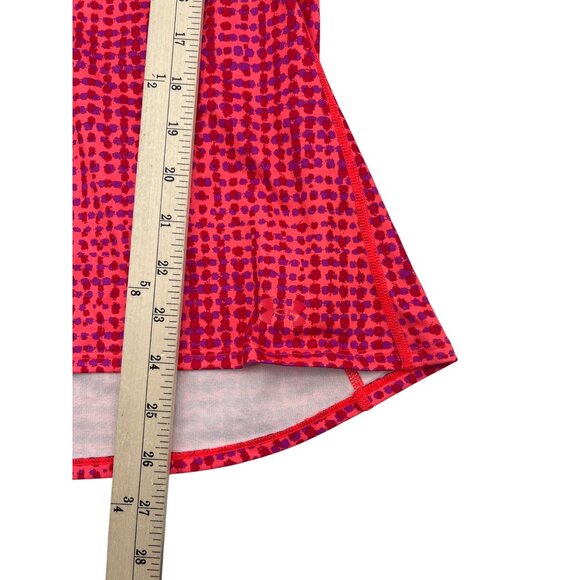 Under Armour Womens ColdGear Fitted Long Sleeve Pullover S Red/Purple Pattern - Picture 4 of 6